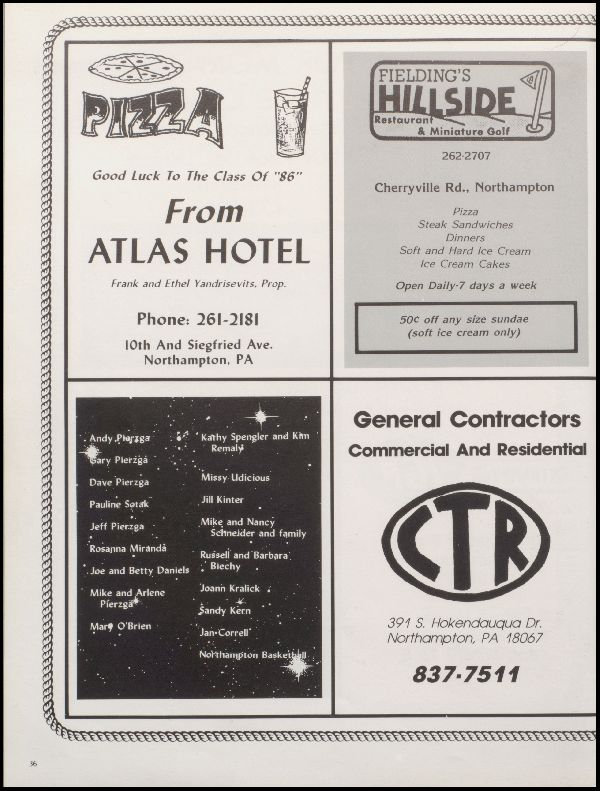 Class of 1986 Yearbook