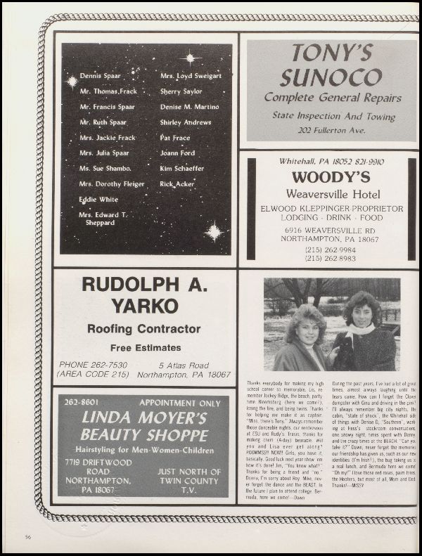 Yearbook Page
