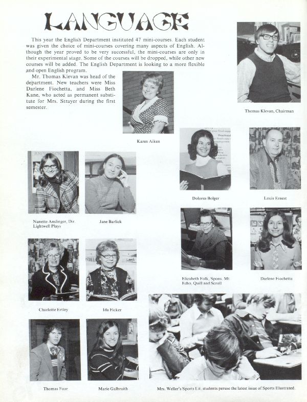 Class of 1974 Yearbook