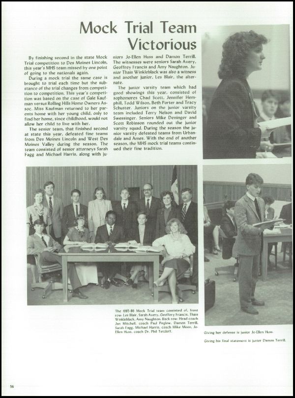 Yearbook Page