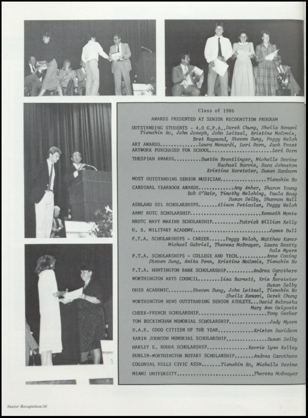 Class of 1986 Yearbook