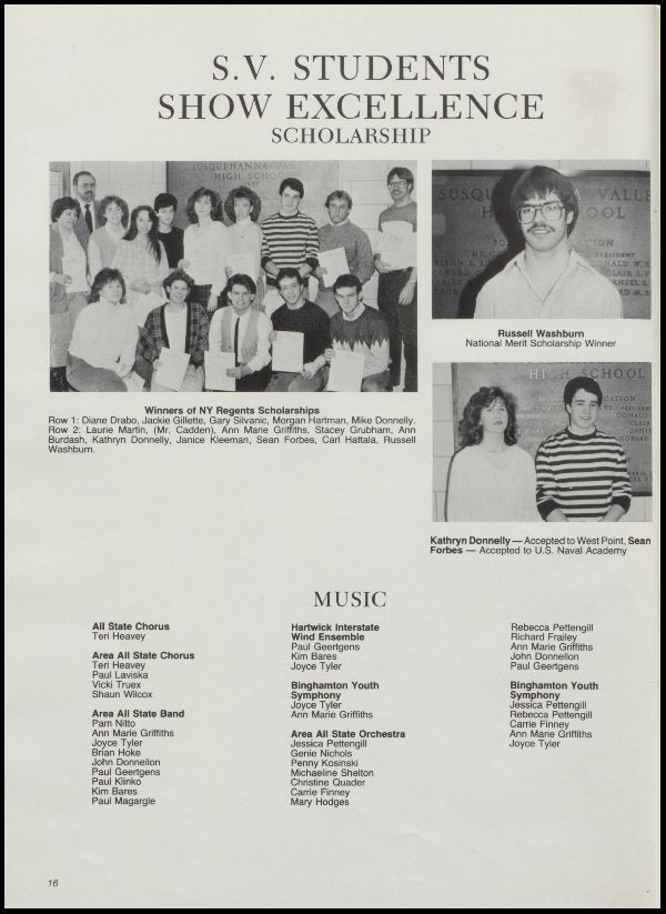 Class of 1986 Yearbook