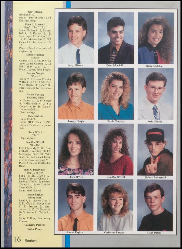 Class of 1992 Yearbook