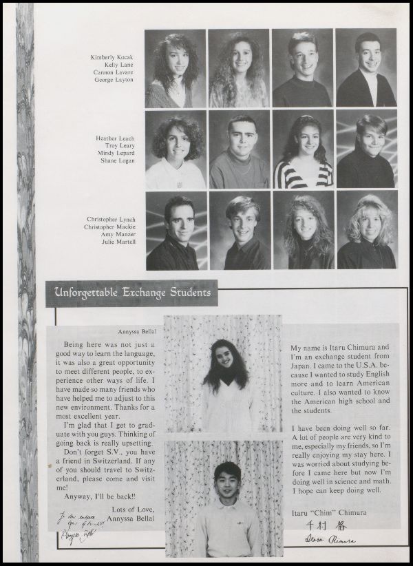 Class of 1992 Yearbook