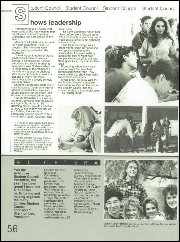 Yearbook Page
