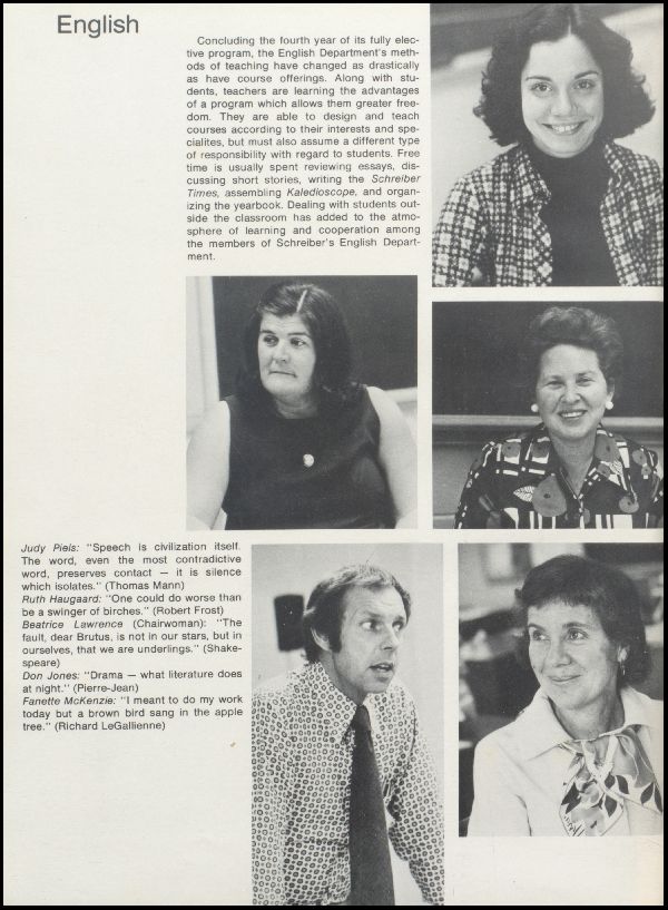Class of 1974 Yearbook