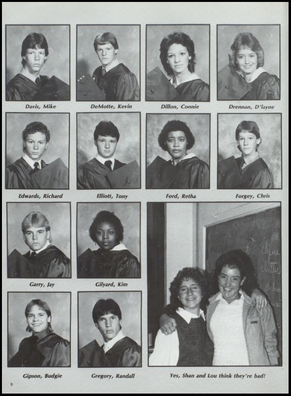Class of 1986 Yearbook