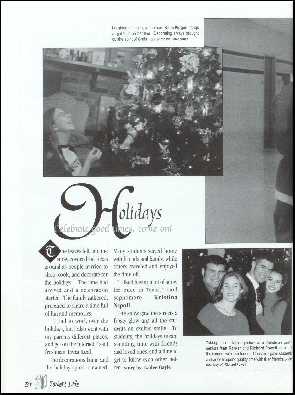 Class of 2001 Yearbook
