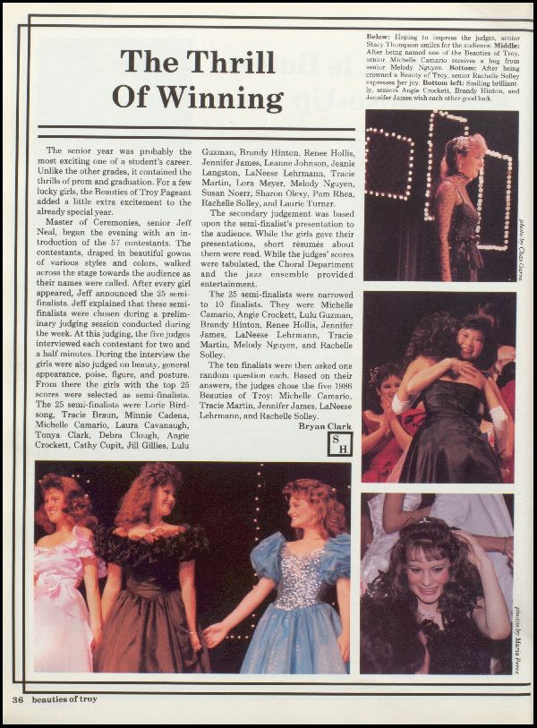 Class of 1986 Yearbook