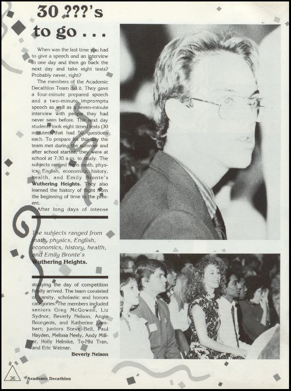Class of 1988 Yearbook