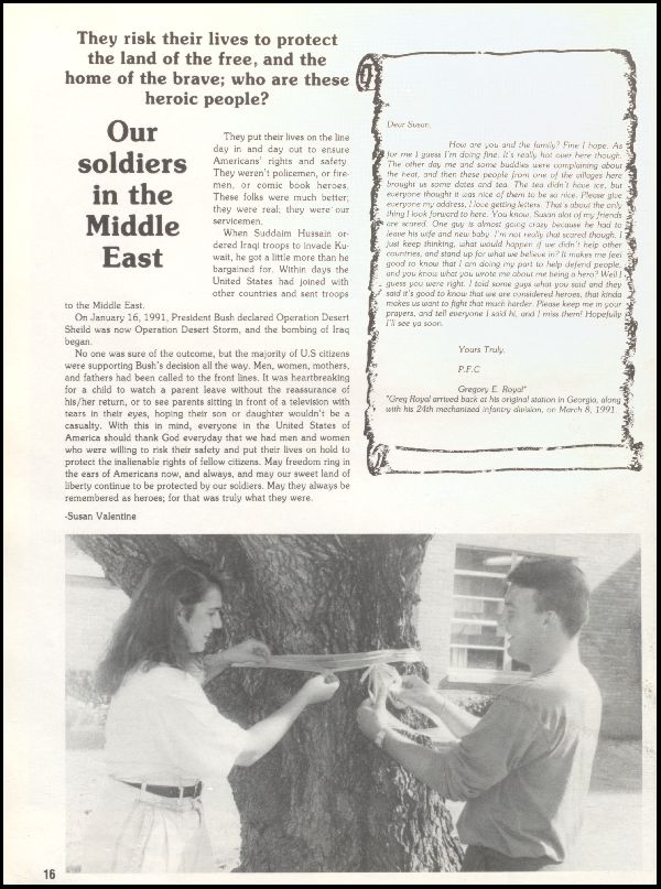 Class of 1991 Yearbook