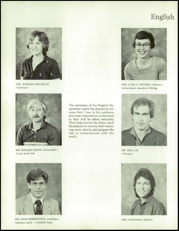 Class of 1984 Yearbook