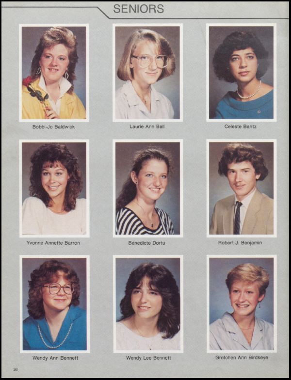 Class of 1986 Yearbook