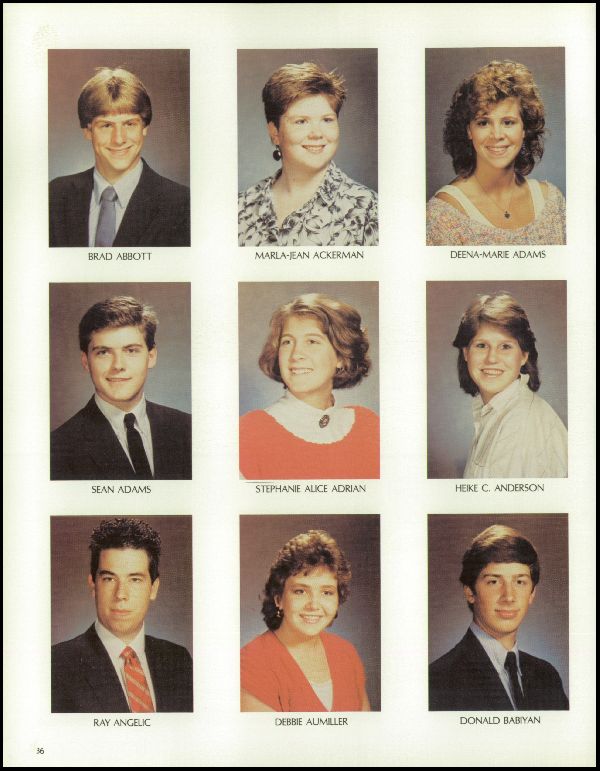 Class of 1987 Yearbook