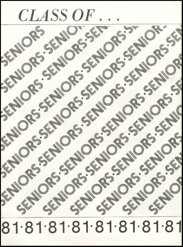 Class of 1981 Yearbook