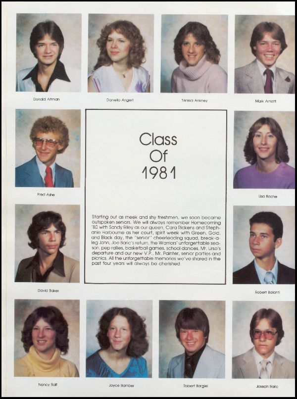 Class of 1981 Yearbook