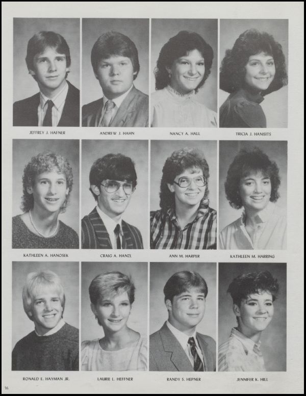 Class of 1986 Yearbook