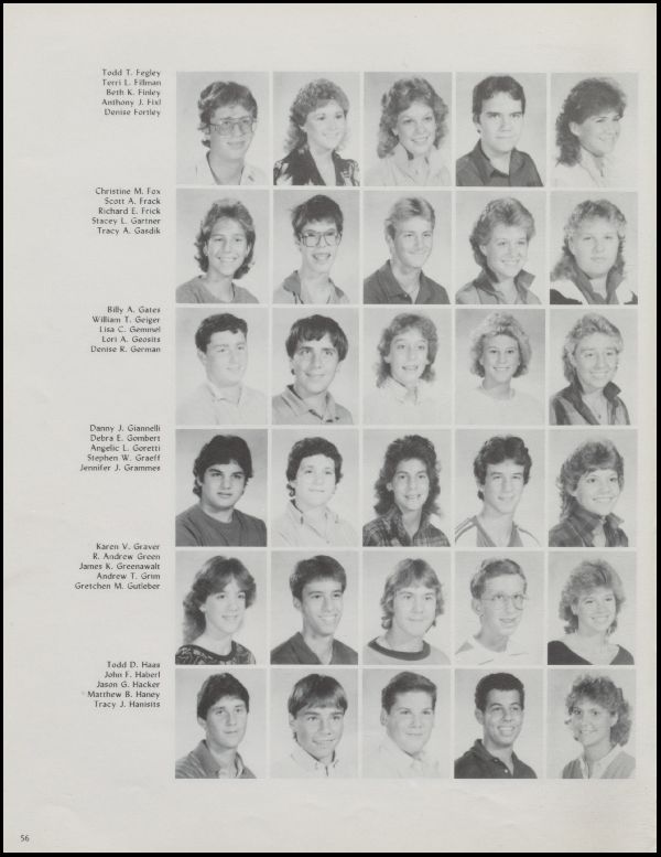 Yearbook Page