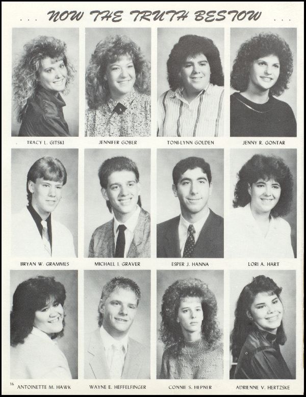Class of 1989 Yearbook