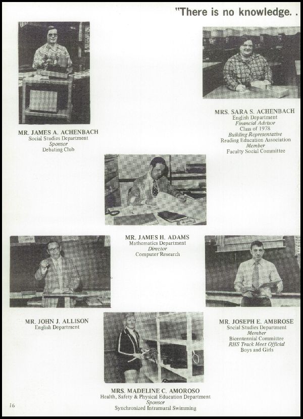 Class of 1976 Yearbook