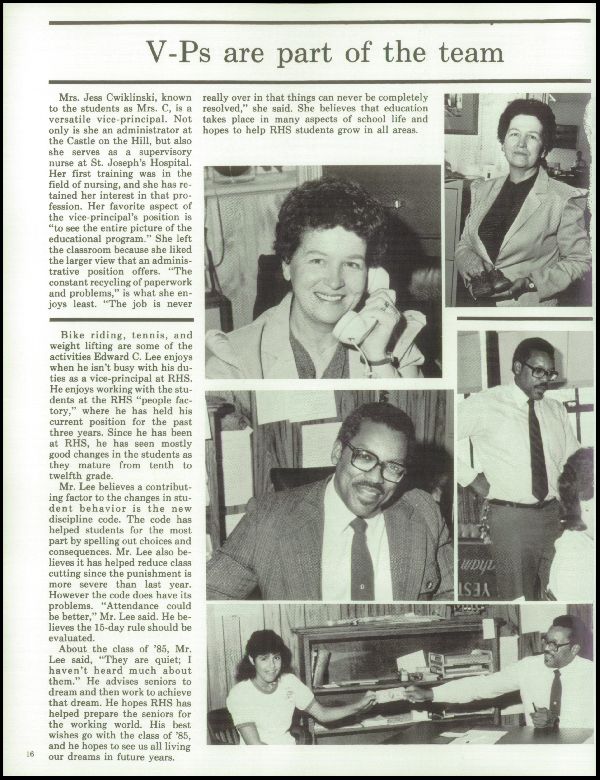 Class of 1985 Yearbook