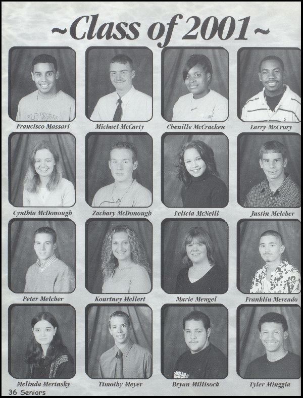 Class of 2001 Yearbook