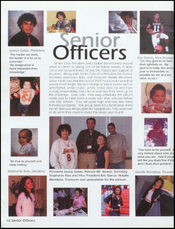 Class of 2005 Yearbook