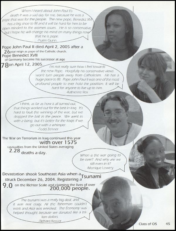 Yearbook Page