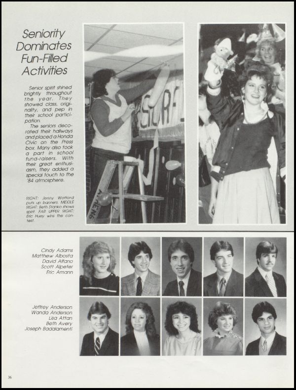 Class of 1984 Yearbook
