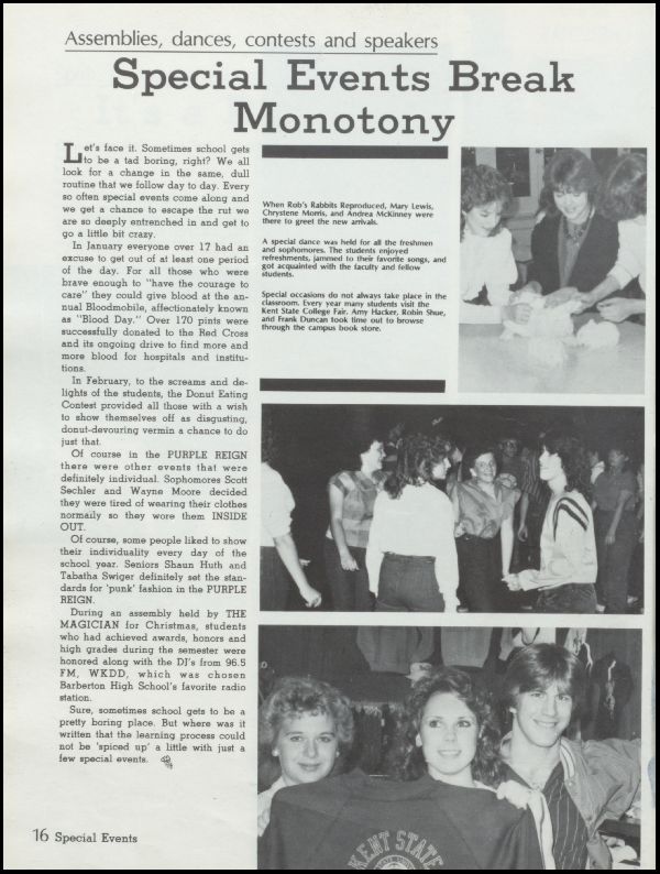 Class of 1985 Yearbook