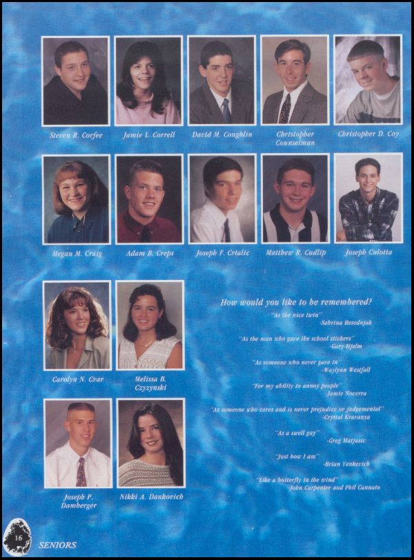 Class of 1995 Yearbook