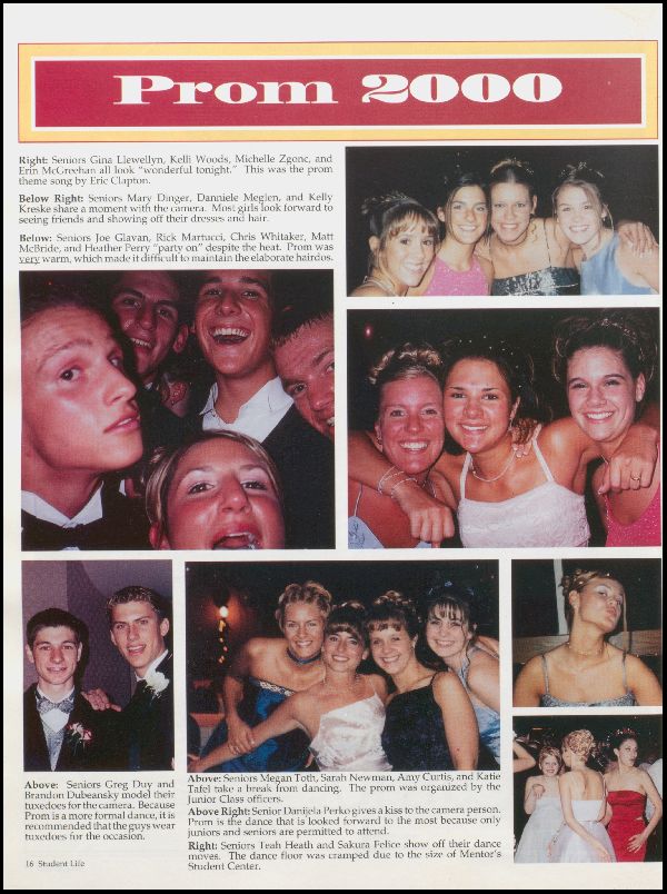 Class of 2001 Yearbook