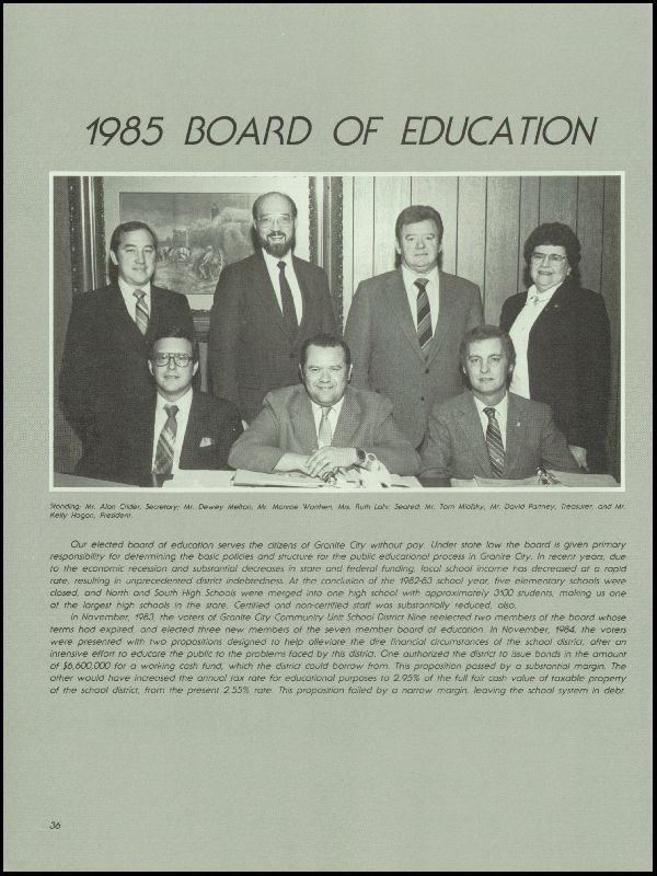 Class of 1985 Yearbook