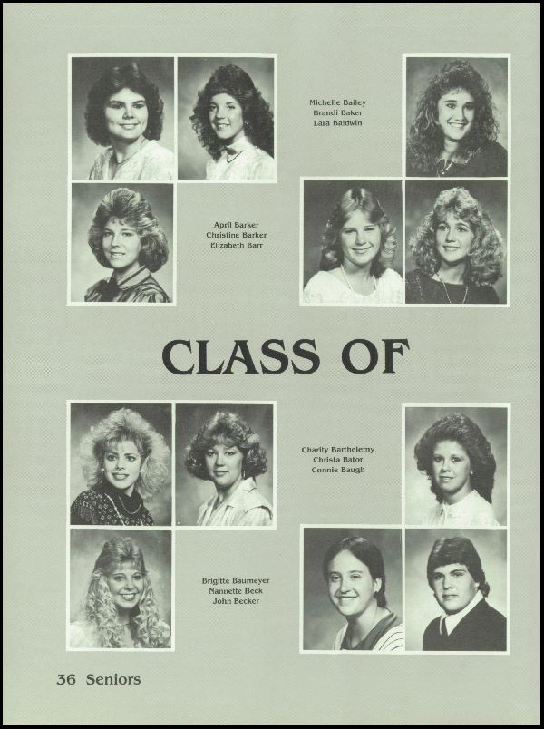 Class of 1988 Yearbook