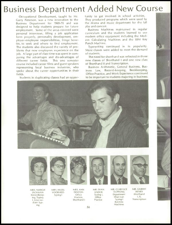 Yearbook Page