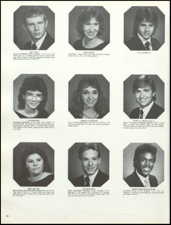 Class of 1987 Yearbook