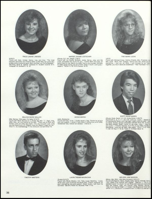 Class of 1991 Yearbook