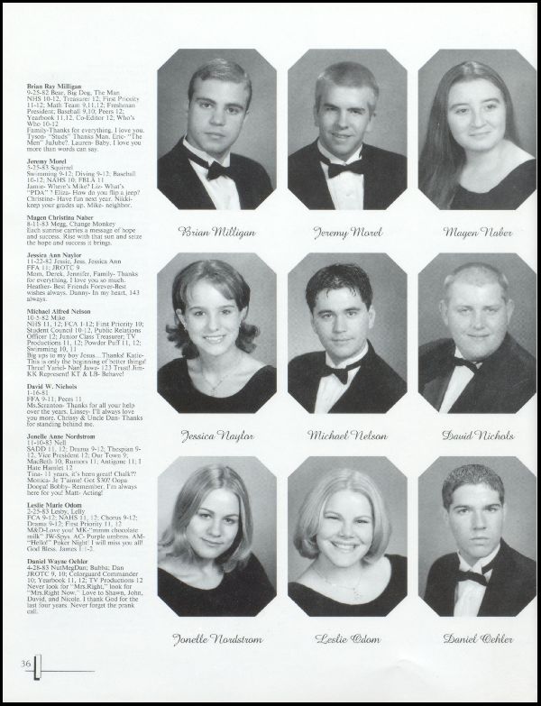 Class of 2001 Yearbook