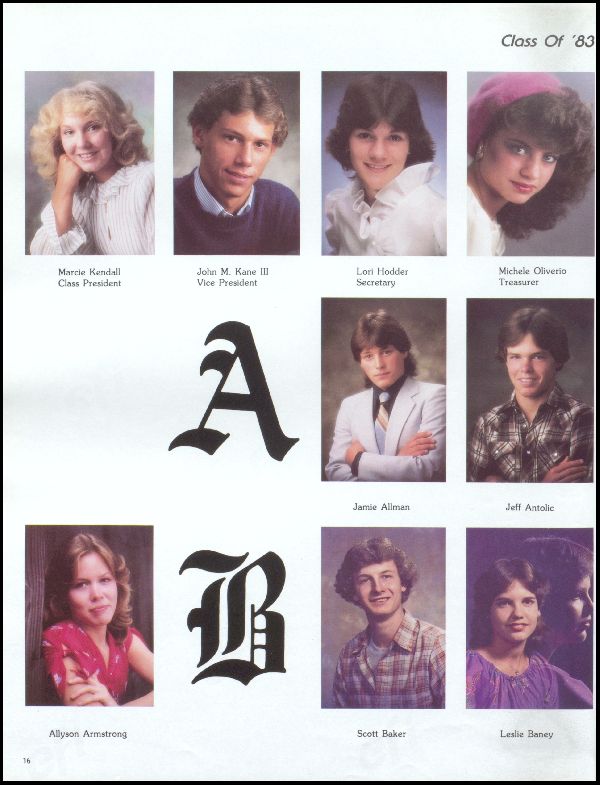 Class of 1983 Yearbook