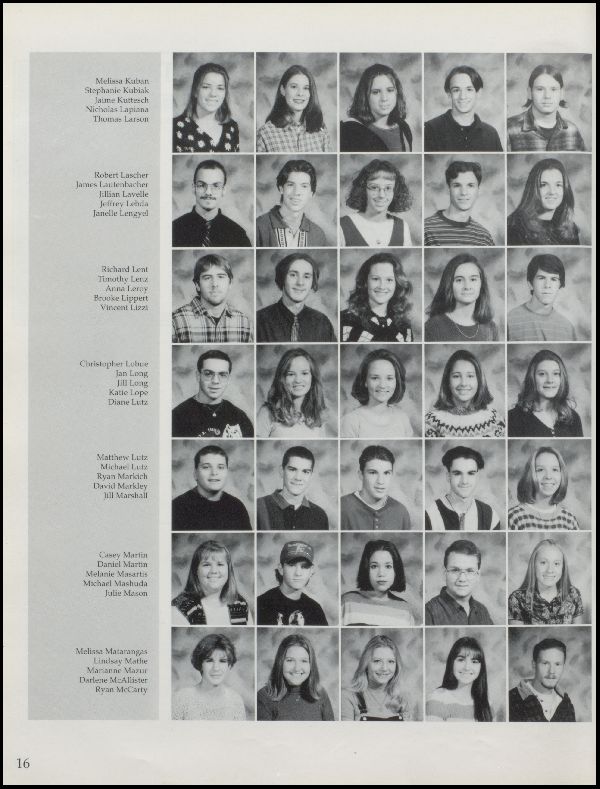 Class of 1996 Yearbook