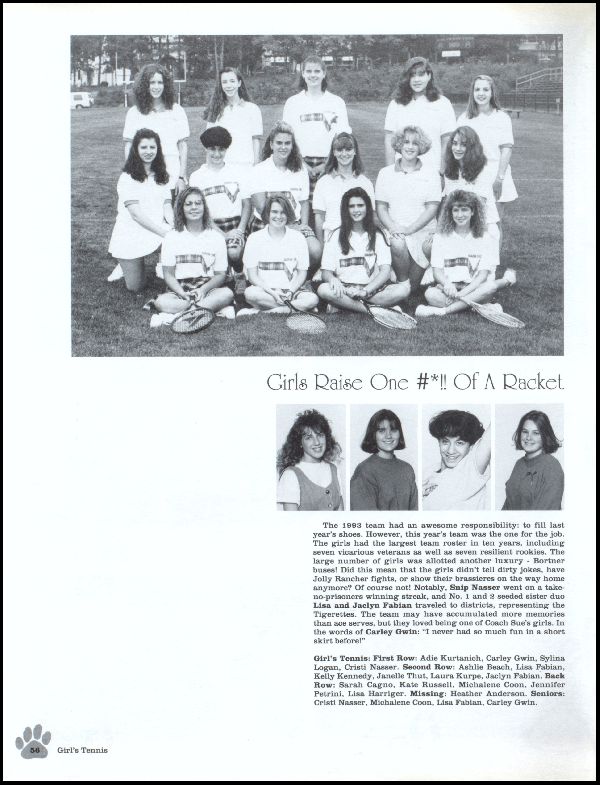 Yearbook Page