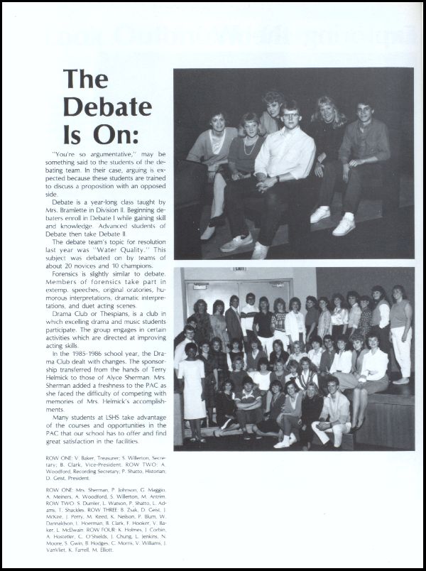 Yearbook Page