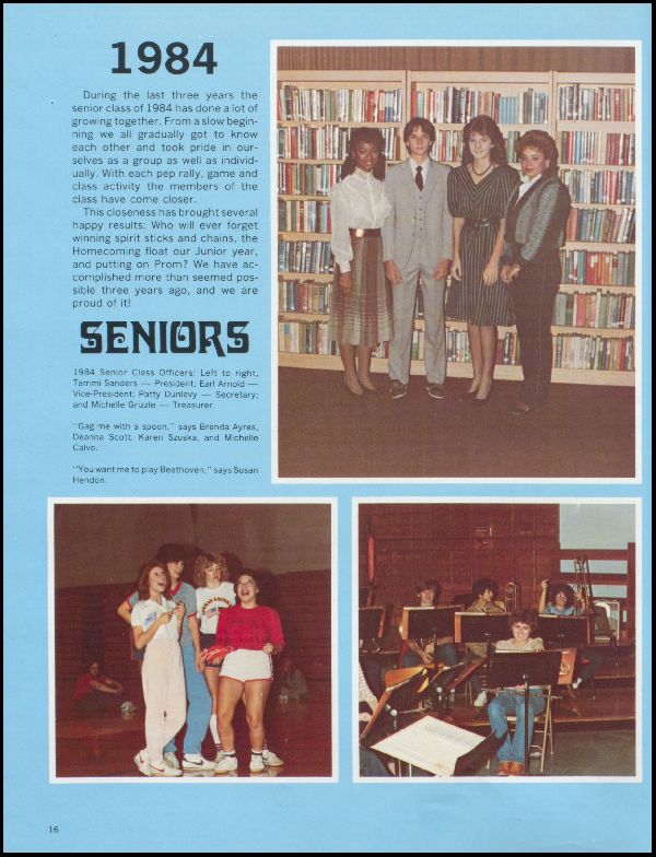 Class of 1984 Yearbook