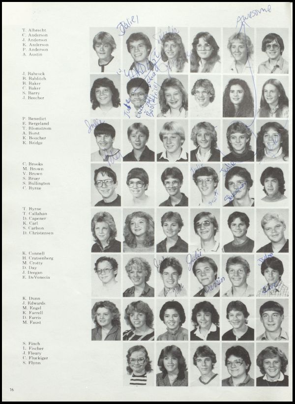 Class of 1984 Yearbook