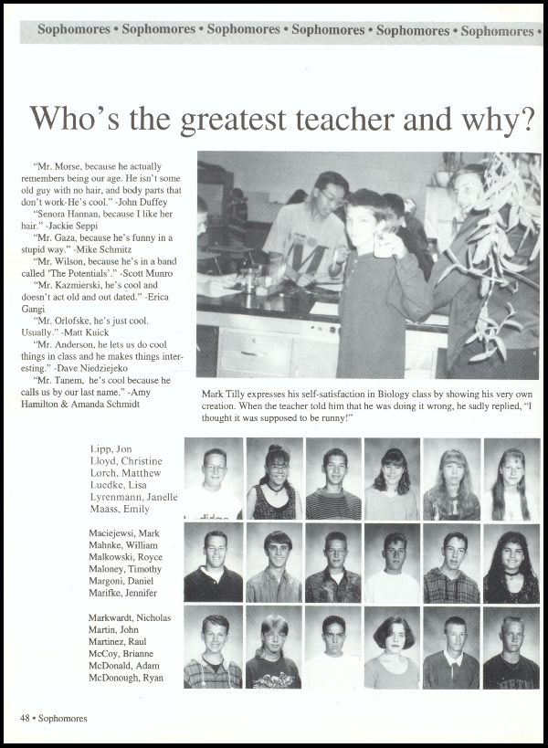 Yearbook Page