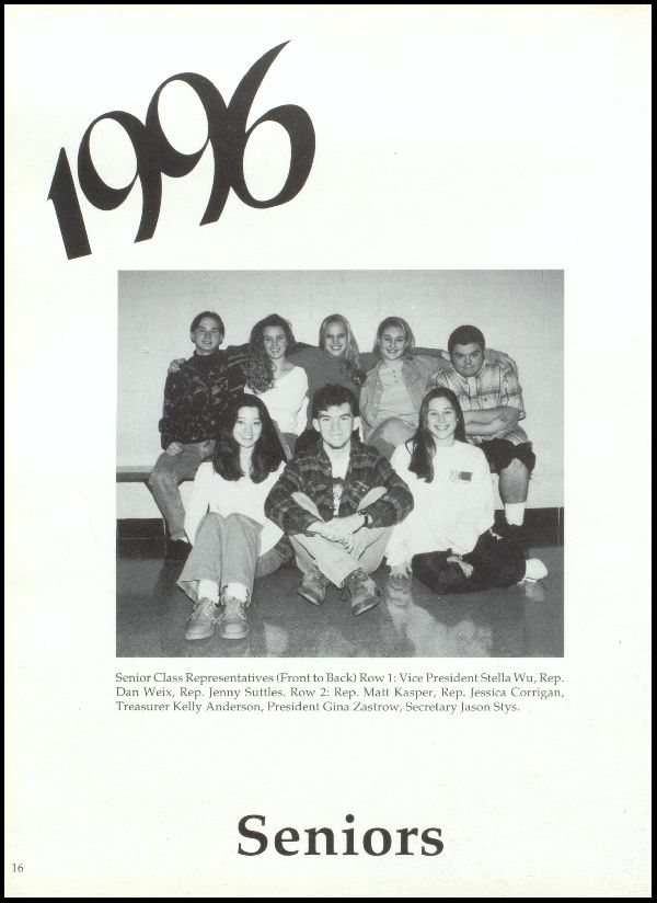 Class of 1996 Yearbook
