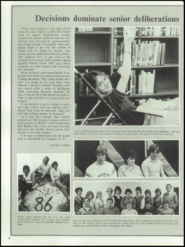 Class of 1986 Yearbook