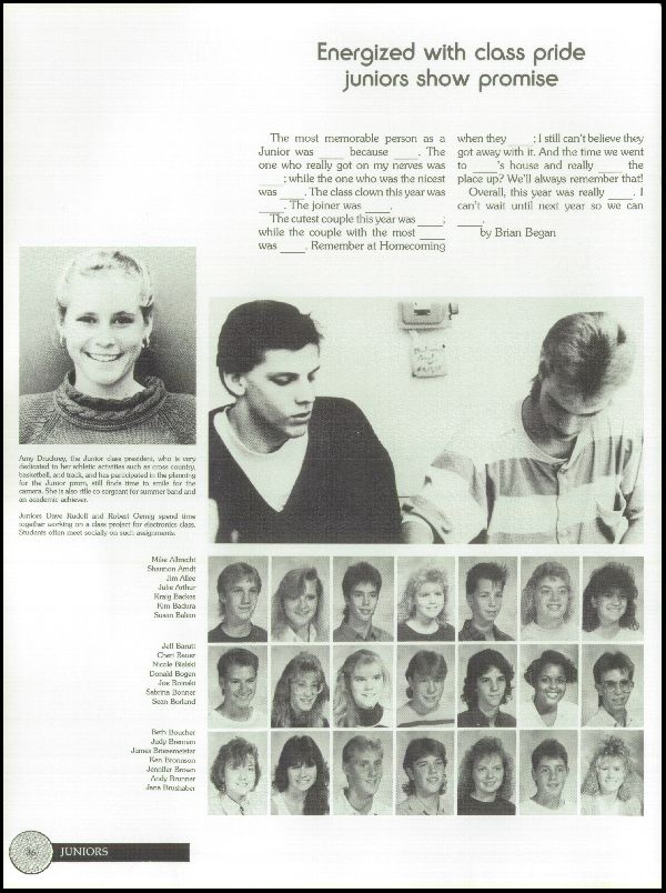Class of 1990 Yearbook