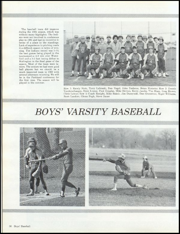 Class of 1982 Yearbook