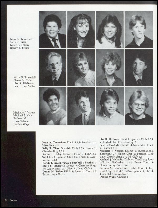 Yearbook Page